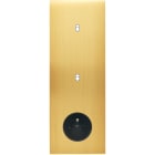 MODELEC - Façade Confidence Laiton Satine Triple Verticale 1 Basculeur 1 Basculeur PC Ne