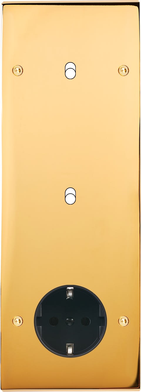 MODELEC - Façade Confidence Laiton Or Miroir Triple Verticale B1 B1 PCK Vis