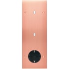 MODELEC - Façade Confidence Laiton Cuivre Satine Triple Verticale B1 B1 PCK V