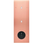 MODELEC - Façade Confidence Laiton Cuivre Sat Triple Vertic 1 Basculeur 1 Basculeur PC Vis