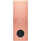 MODELEC - Façade Confidence Laiton Cuivre Sat Triple Verticale 1 Basculeur 1 Basculeur Pc