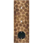 MODELEC - Façade Fascination Laiton Onde Triple Verticale B1B1Pck V