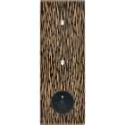 MODELEC - Façade Fascination Laiton Fauve Triple Verticale 1 Basculeur 1 Basculeur PC