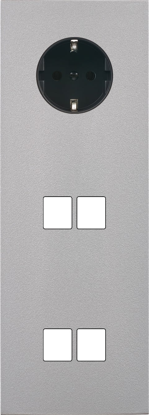 MODELEC - Façade Désir Alu Mat Triple Verticale PCK M2 M2