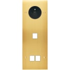 MODELEC - Façade Confidence Laiton Satine Triple Verticale PC M1 M2 Vis