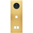 MODELEC - Façade Confidence Laiton Satine Triple Verticale PC M1 M2