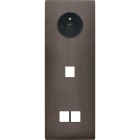 MODELEC - Façade "M" Laiton Canon Fusil Triple Verticale 1 Prise 1 Media 2 Media magnétiq