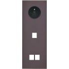MODELEC - Façade Désir Anthracite Mat Triple Verticale PC 1 Media 2 Medias