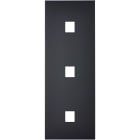 MODELEC - Façade Confidence Laiton Noir Triple Verticale M1 M1 M1