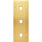 MODELEC - Façade Confidence Laiton Satine Triple Verticale M1 M1 M1 à Vis