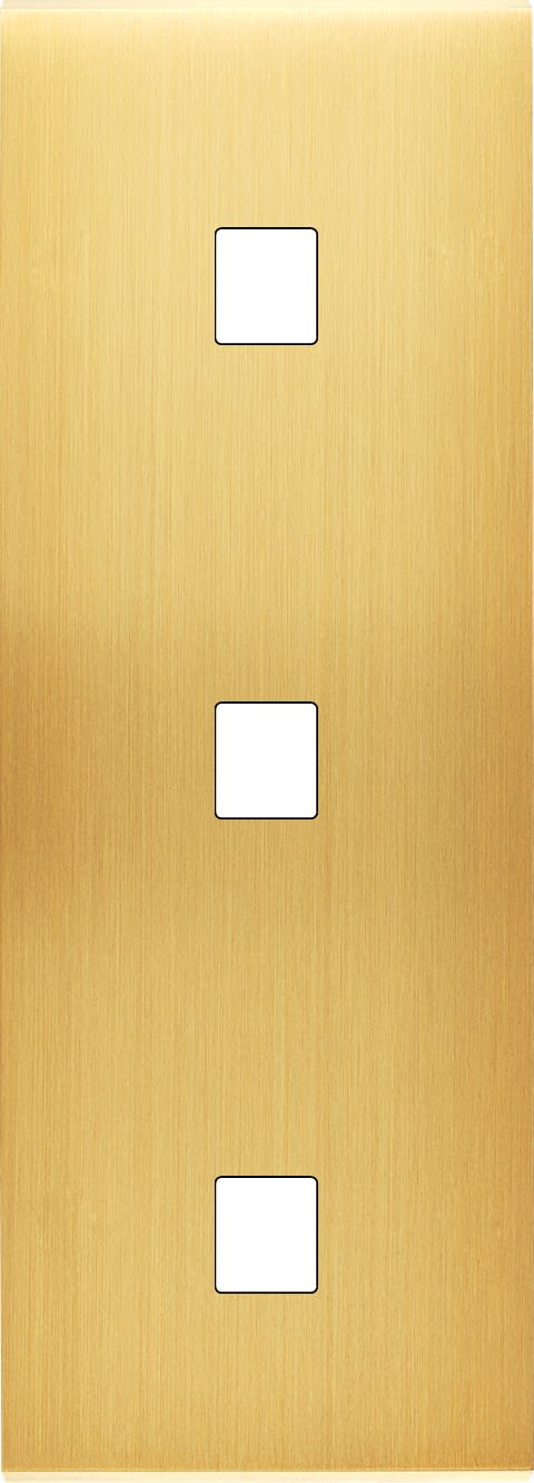 MODELEC - Façade Confidence Laiton Sat Triple Verticale M1 M1 M1