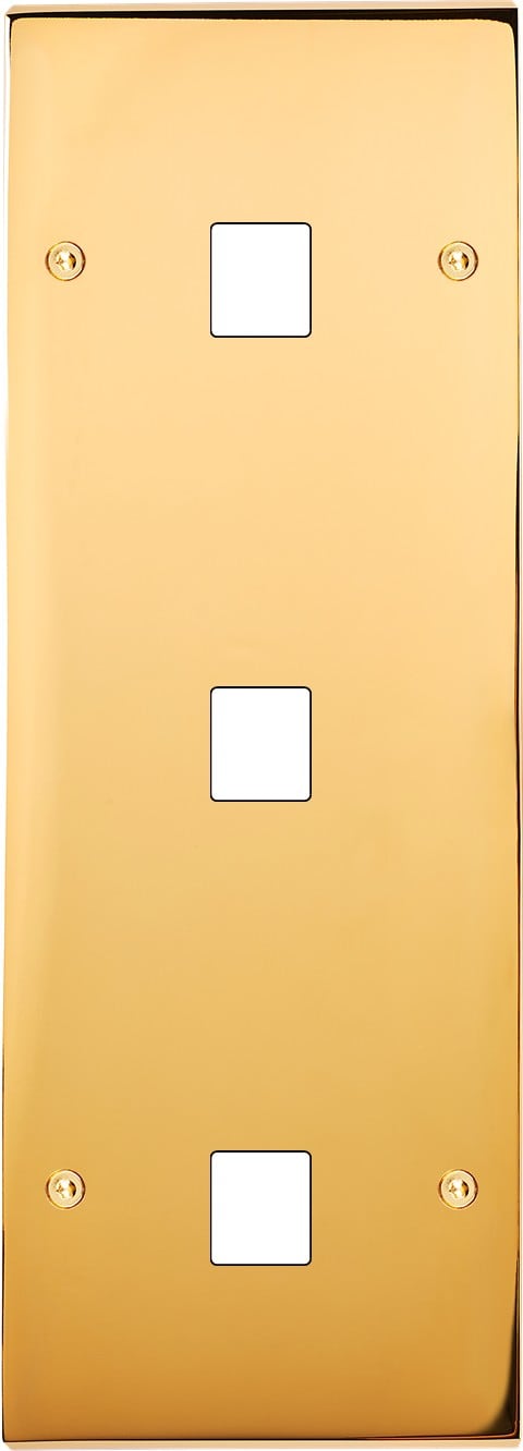 MODELEC - Façade Confidence Laiton Or Miroir Triple Verticale M1 M1 M1 à Vis