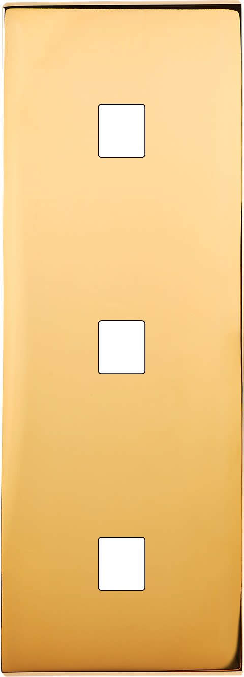 MODELEC - Façade Confidence Laiton Or Miroir Triple Verticale M1 M1 M1