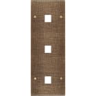 MODELEC - Façade Fascination Laiton Coslan Triple Verticale M1 M1 M1 à Vis