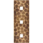 MODELEC - Façade Fascination Laiton Onde Triple Verticale M1 M1 M1