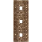 MODELEC - Façade Fascination Laiton Atlas Triple Verticale M1 M1 M1 à Vis