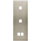 MODELEC - Façade Confidence Laiton Acier Triple Verticale M1 M1 M2