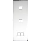 MODELEC - Façade Confidence Laiton Chrome Triple Verticale M1 M1 M2
