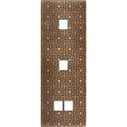 MODELEC - Façade Fascination Laiton Atlas Triple Verticale M1 M1 M2