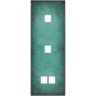 MODELEC - Façade Fascination Laiton Jade Triple Verticale M1 M1 M2