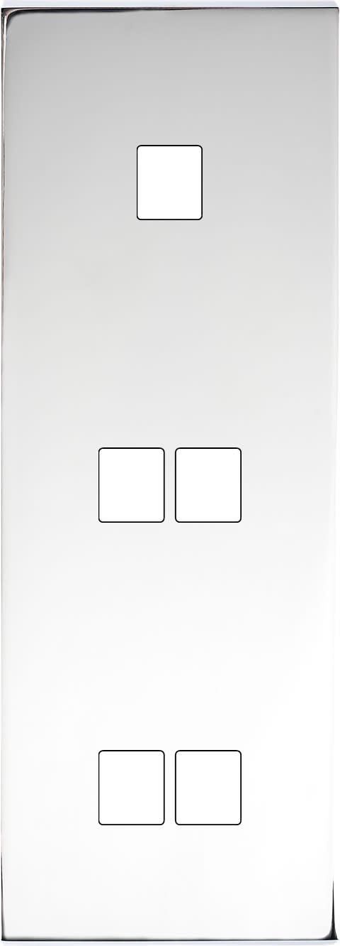 MODELEC - Façade Confidence Laiton Chrome Triple Verticale M1 M2 M2