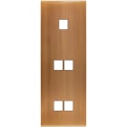 MODELEC - Façade Confidence Laiton Vieux Bronze Triple Verticale M1 M2 M2