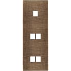 MODELEC - Façade Fascination Laiton Coslan Triple Verticale M1 M2 M2