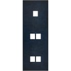 MODELEC - Façade Fascination Laiton Ombre Triple Verticale M1 M2 M2