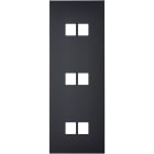MODELEC - Façade Confidence Laiton Noir Triple Verticale M2 M2 M2