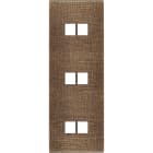 MODELEC - Façade Fascination Laiton Coslan Triple Verticale M2 M2 M2