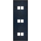 MODELEC - Façade Fascination Laiton Ombre Triple Verticale M2 M2 M2 à Vis