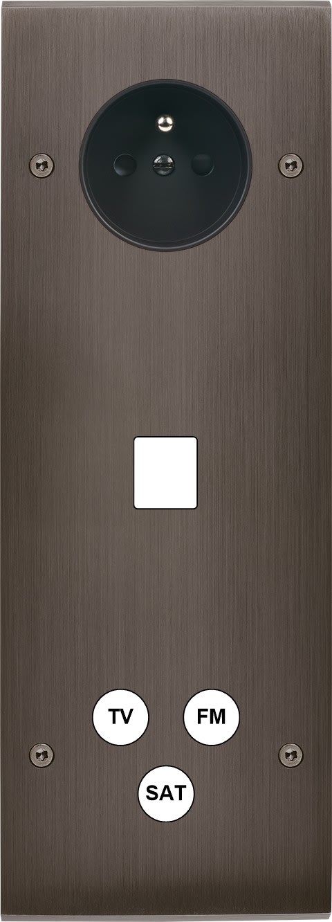 MODELEC - Façade Confidence Laiton Canon De Fusil Triple Verticale PC M1 C3 à Vis