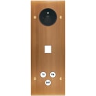 MODELEC - Façade Confidence Laiton Vieux Bronze Triple Verticale PC M1 C3 à Vis