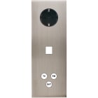 MODELEC - Façade Confidence Laiton Nickel Satine Triple Verticale Pckm1C3