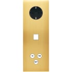 MODELEC - Façade Confidence Laiton Satine Triple Verticale PCK M1 C3