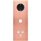 MODELEC - Façade Confidence Laiton Cuivre Satine Triple Verticale PCK M1 C3