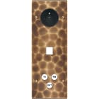 MODELEC - Façade Fascination Laiton Onde Triple Verticale PC M1 C3 à Vis