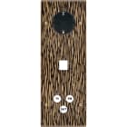 MODELEC - Façade Fascination Laiton Fauve Triple Verticale Pckm1C3 V