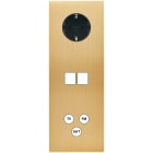 MODELEC - Façade Confidence Laiton Brosse Triple Verticale PCK M2 C3