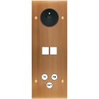 MODELEC - Façade Confidence Laiton Vieux Bronze Triple Verticale PC M2 C3 à Vis