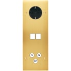 MODELEC - Façade Confidence Laiton Satine Triple Verticale PCK M2 C3 V