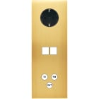 MODELEC - Façade Confidence Laiton Satine Triple Verticale PCK M2 C3