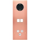MODELEC - Façade Confidence Laiton Cuivre Satine Triple Verticale PCK M2 C3 V