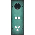 MODELEC - Façade Fascination Laiton Jade Triple Verticale Pckm2C3 V