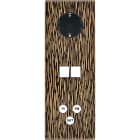 MODELEC - Façade Fascination Laiton Fauve Triple Verticale PCK M2 C3