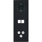 MODELEC - Façade Désir Noir Mat Triple Verticale PCK M2 C3