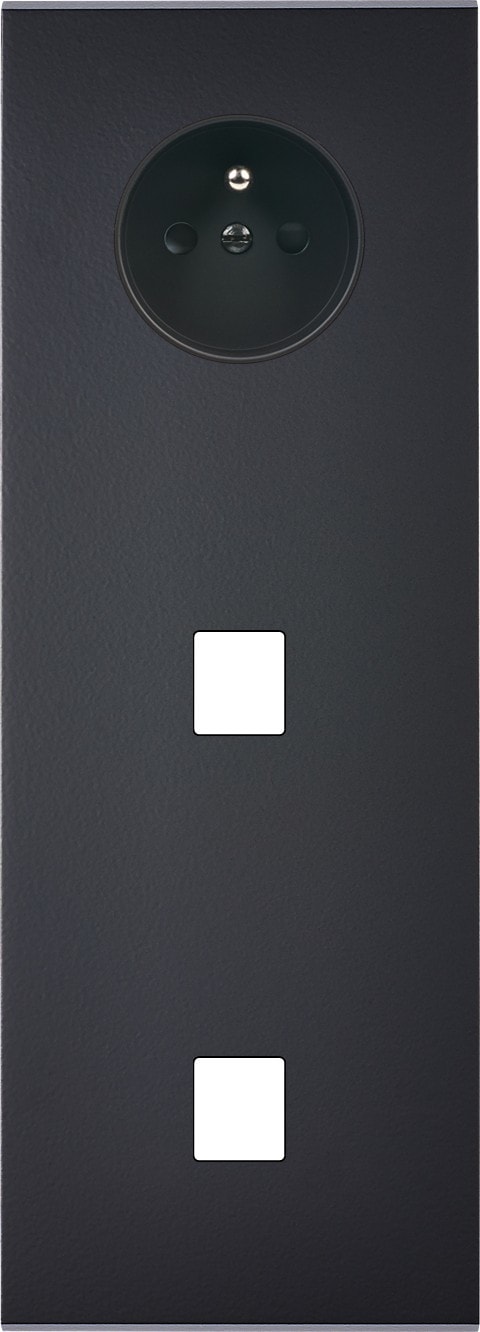 MODELEC - Façade Confidence Laiton Noir Mat Triple Verticale PC M1 M1