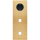 MODELEC - Façade Confidence Laiton Brosse Triple Verticale PCK M1 M1 à Vis