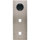 MODELEC - Façade Confidence Laiton Nickelsatine Triple Verticale PCK M1 M1 Magnetique