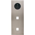 MODELEC - Façade Confidence Laiton Nickel Satine Triple Verticale PC M1 M1